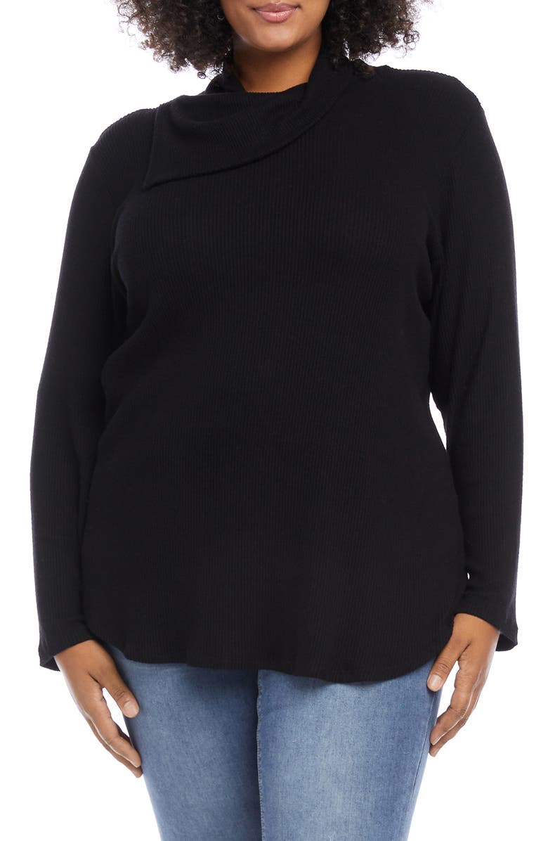Karen Kane Drape Neck Top, Main, color, 