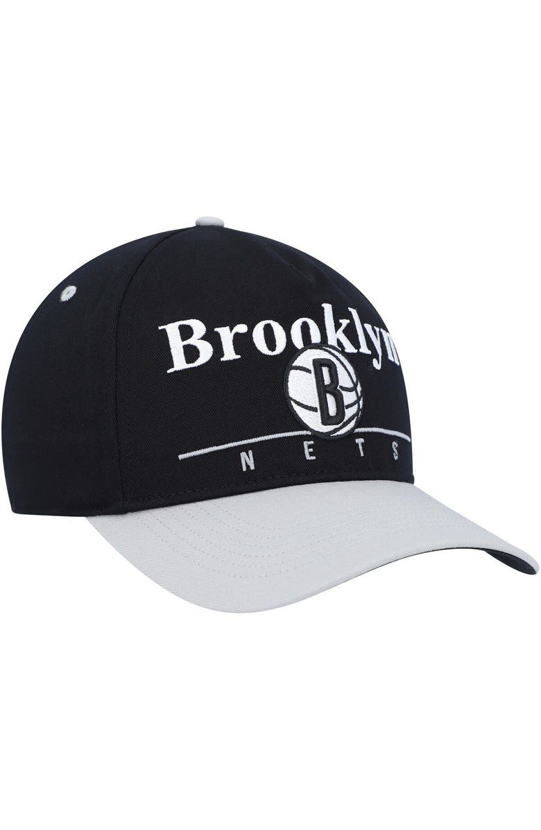 '47 Men's '47 Black/Gray Brooklyn Nets Super Hitch Adjustable Hat, Alternate, color,