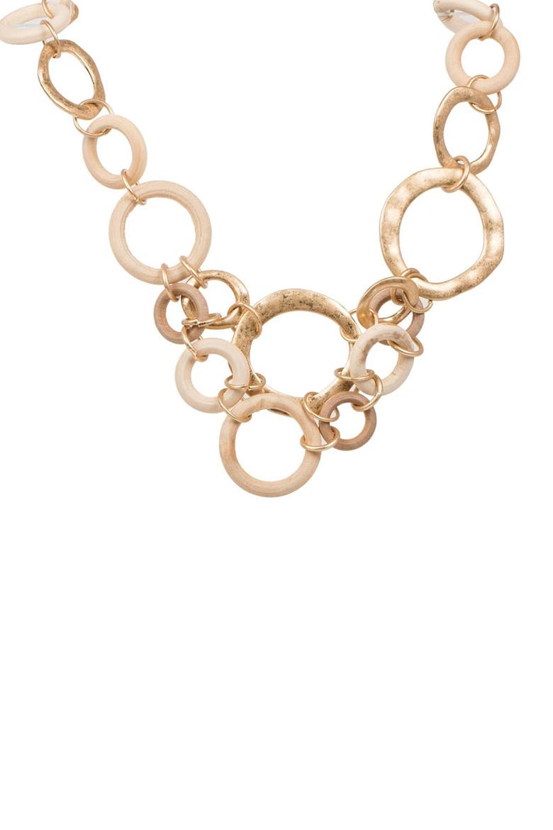 Zuri Link Necklace, Alternate, color, NATURAL