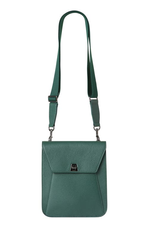 AKRIS AKRIS SMALL ANOUK LEATHER CROSSBODY BAG