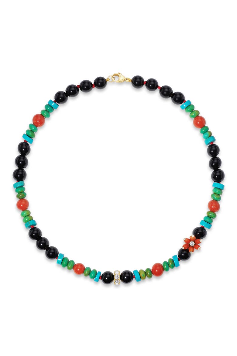 Marfa Necklace, Main, color, BLUE
