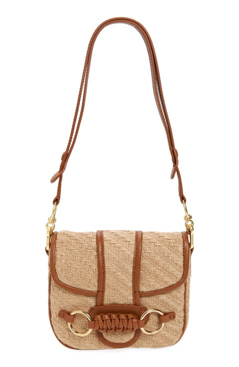 Saddie Jute Shoulder Bag