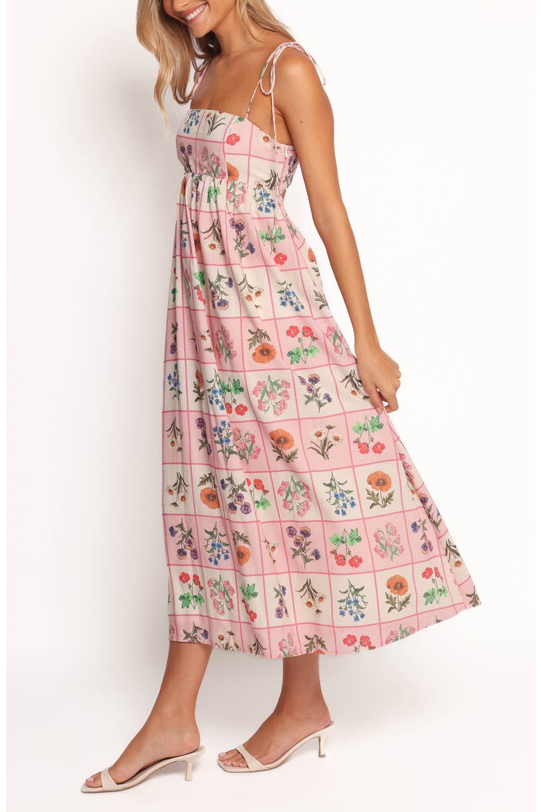 Simona Sleeveless Maxi Sundress, Alternate, color, PINK FLORAL TILE
