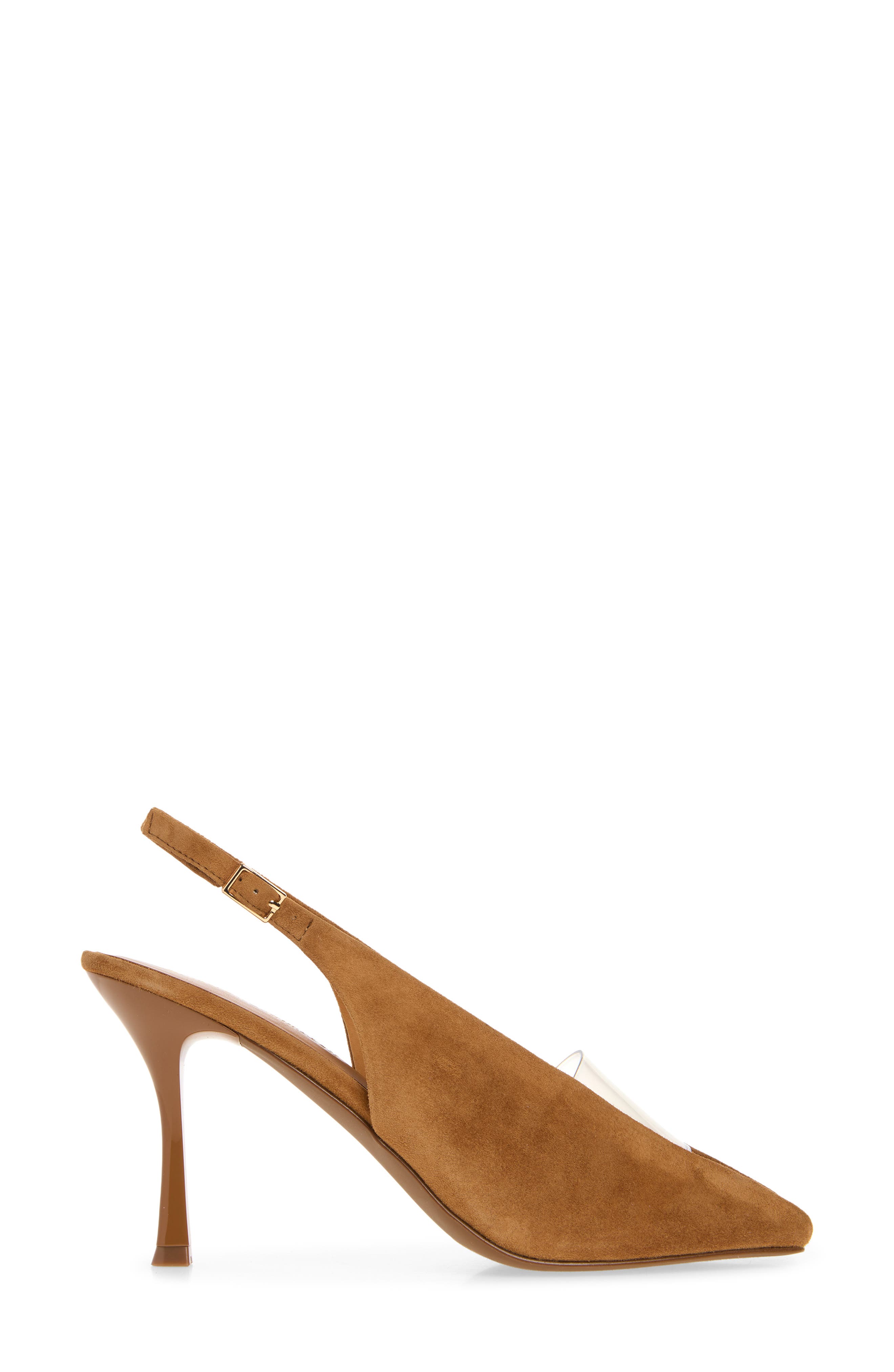 Jeffrey Campbell Patrizia Slingback Pump, Alternate, color, Tan Suede