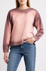 CITY BLUES Spot Dye Terry Sweatshirt