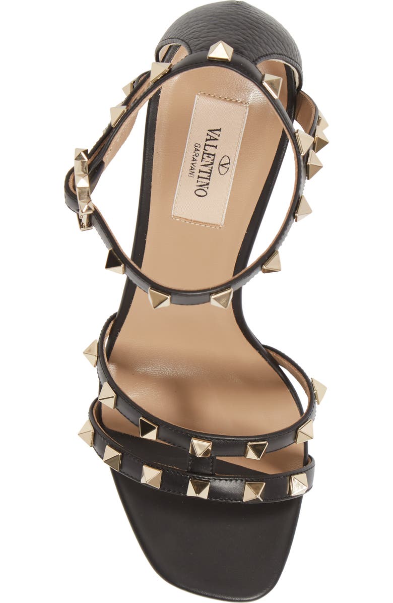 Valentino Garavani Valentino Rockstud Strappy Block Heel Sandal, Alternate, color,