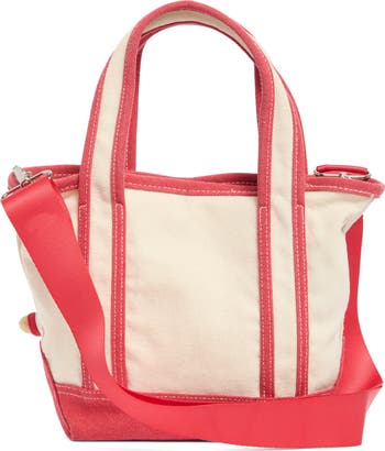 Canvas Mini Tote with Charm
