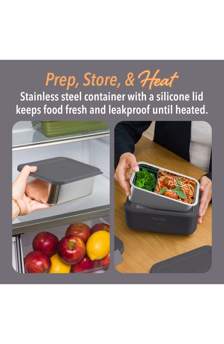 BENTGO Heat Electric Lunch Box, Alternate, color, Black