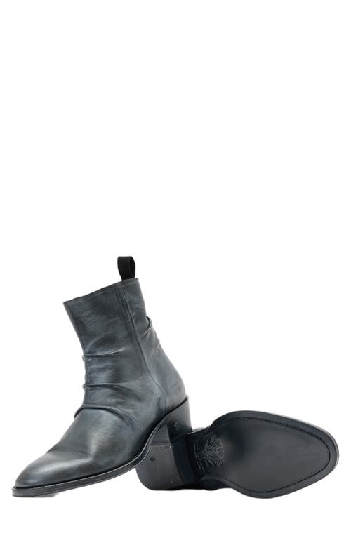 John Varvatos Two Five Zip Boot In Gray