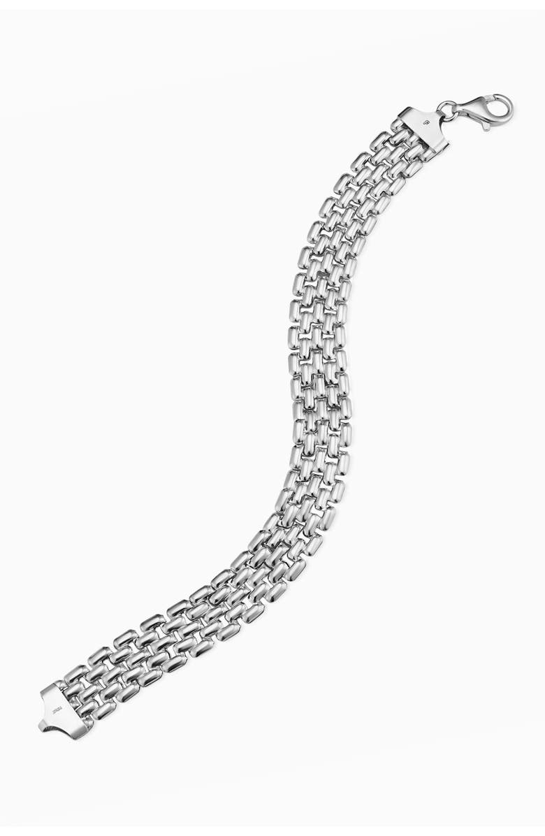 Oradina The Panther Bracelet in Sterling Silver, Main, color, Silver