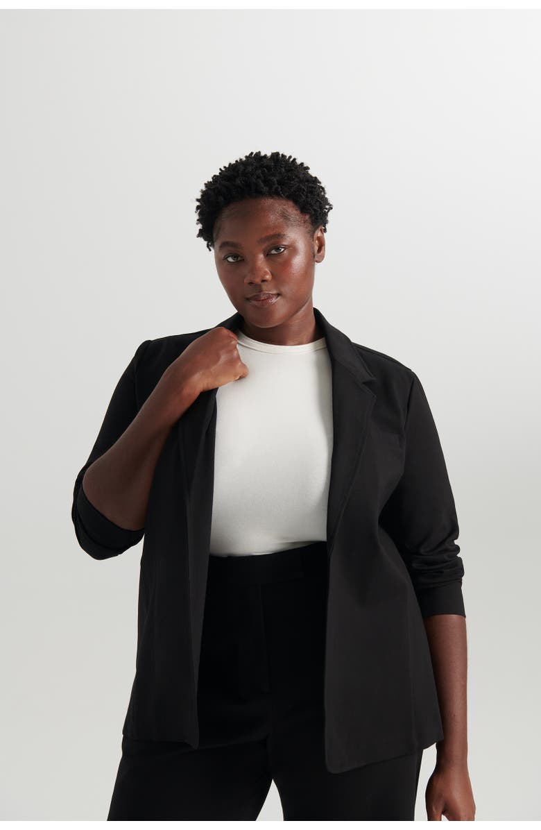 Pari Passu Ponte Debi Blazer - Espresso, Alternate, color, 