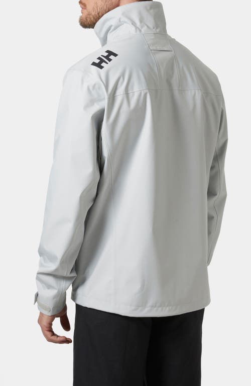 Helly Hansen Crew 2.0 Waterproof Sailing Jacket In Gray