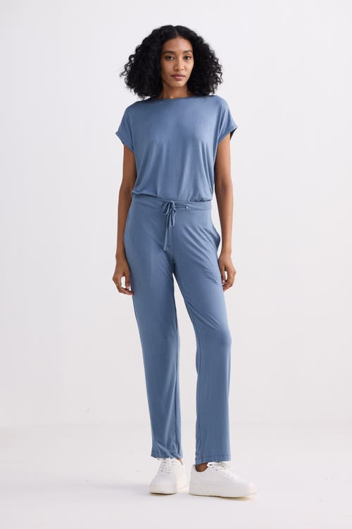 Reistor Relaxed Fit Tee Set In Blue
