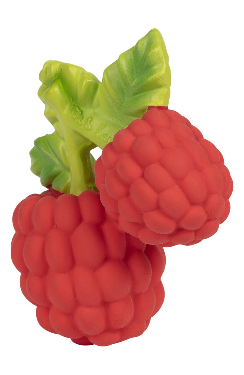 Oli&Carol Valery the Raspberry Teething Toy, Main, color,