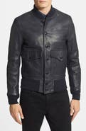 Schott NYC Perfecto Brand Trim Fit Leather A-1 Flight Jacket