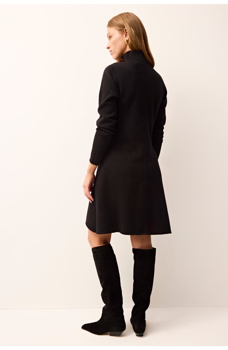 Marie Oliver Brantley Dress, Alternate, color, Black