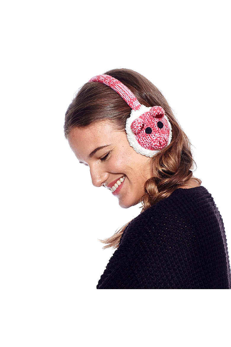 Pig Earmuffs, Alternate, color, White