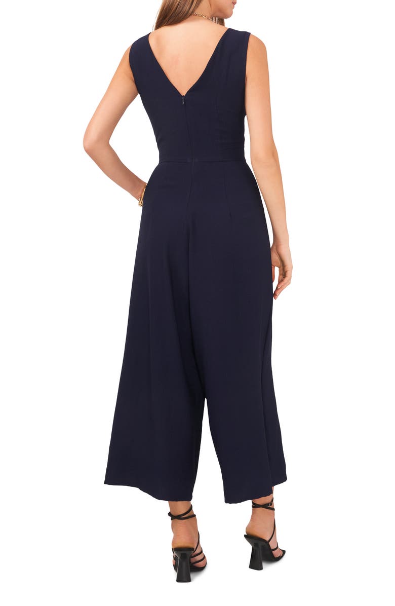 Vince Camuto Tie Front Wide Leg Jumpsuit, Alternate, color, 