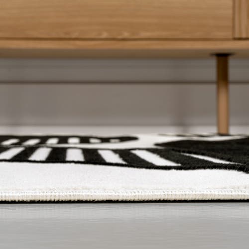 Jonathan Y Nordby High-low Geometric Arch Scandi Striped Indoor/outdoor Area Rug In White