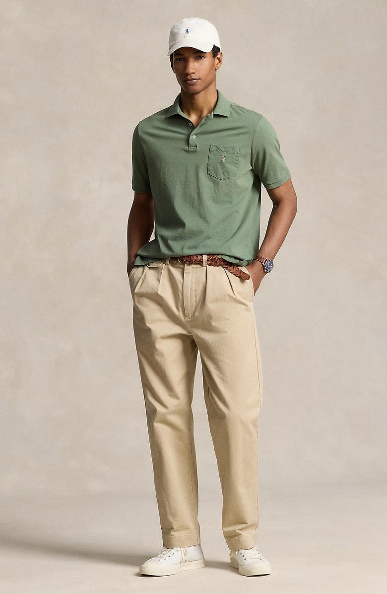 Polo Ralph Lauren Solid Pocket Polo, Alternate, color, 