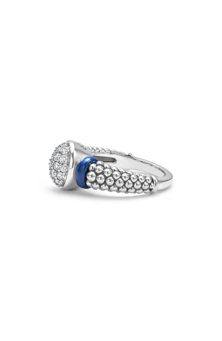 LAGOS Blue Caviar Marine Diamond Ring, Alternate, color, 