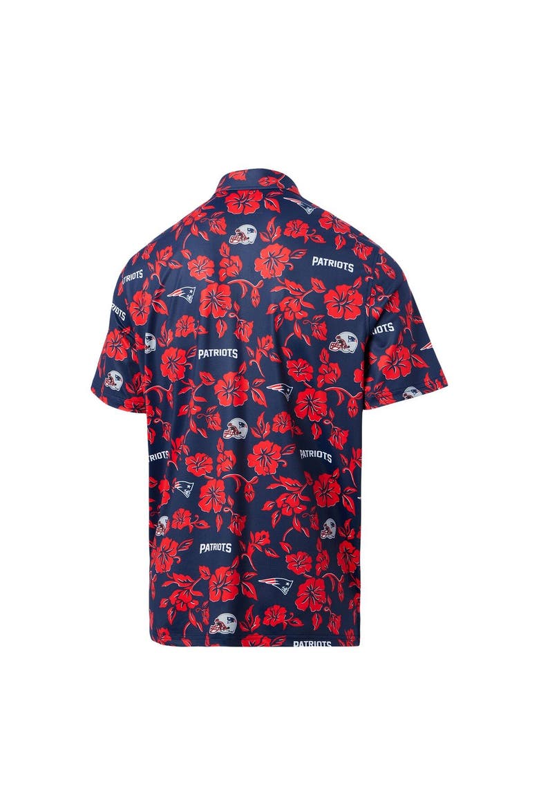 Men's Reyn Spooner Navy New England Patriots Pua Performance Polo, Alternate, color, Navy