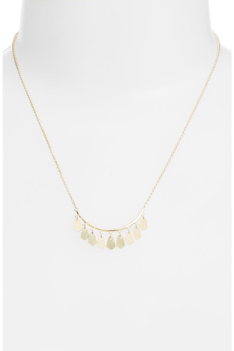 Sydney Charm Bar Necklace, Alternate, color, GOLD