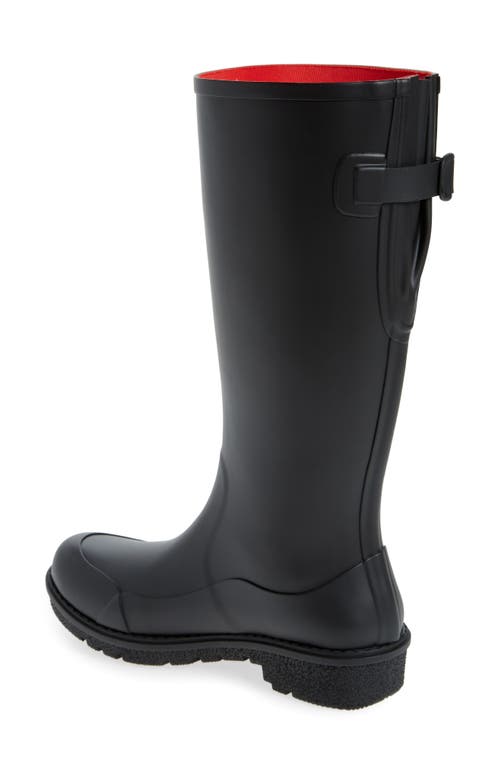 Fitflop Wonderwelly Waterproof Rain Boot In Black