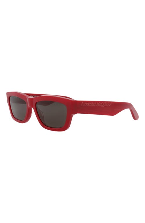 Alexander Mcqueen Mcqueen 56mm Square Sunglasses In Multi