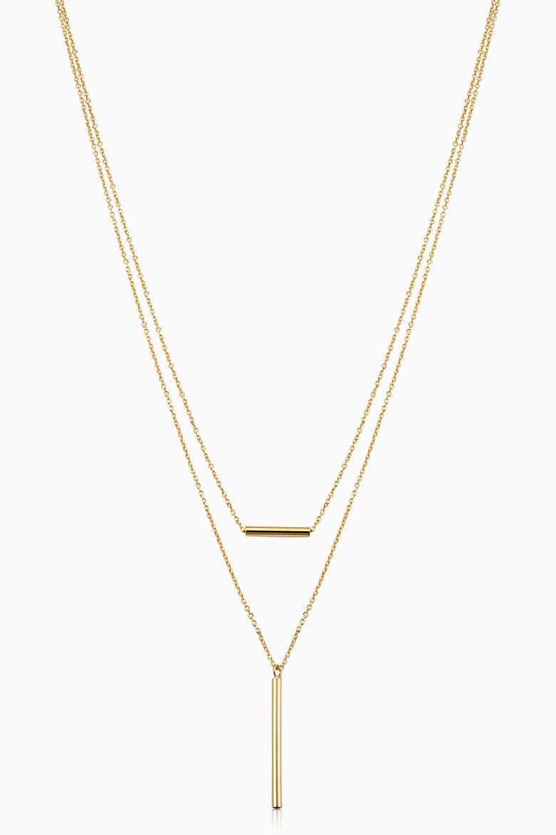 14K Yellow Gold Vicenza Layered Necklace, Main, color, Yellow Gold