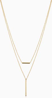 Oradina 14K Yellow Gold Vicenza Layered Necklace