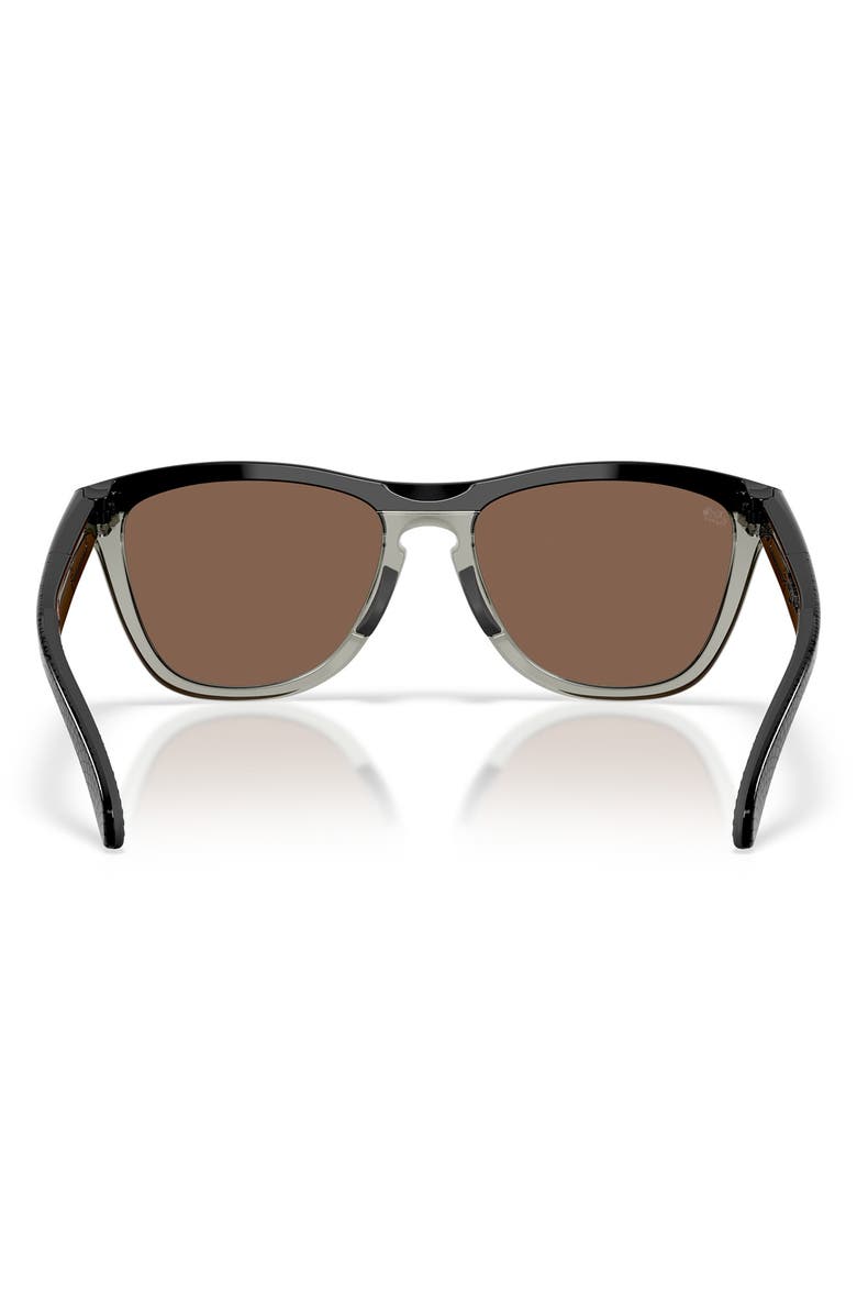 Oakley Frogskins<sup>™</sup> Polarized Prizm<sup>™</sup> Keyhole Sunglasses, Alternate, color, Matte Black / Polarized