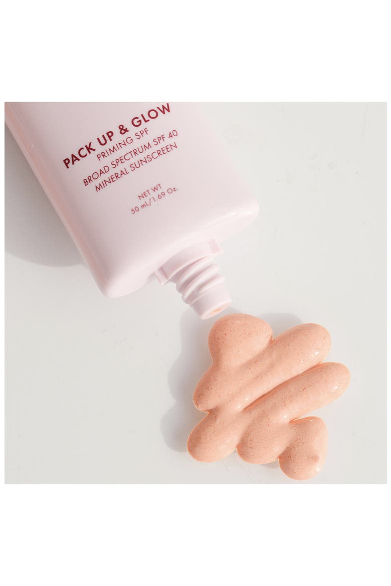 Pack Up & Glow Priming Broad Spectrum SPF 40 Mineral Sunscreen, Alternate, color, NO COLOR