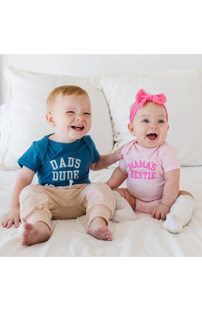 Sweet Wink Dad's Dude Short Sleeve Bodysuit, Alternate, color, Indigo