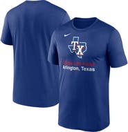 Nike Men's Nike Royal Texas Rangers Stadium Legend Performance T-Shirt