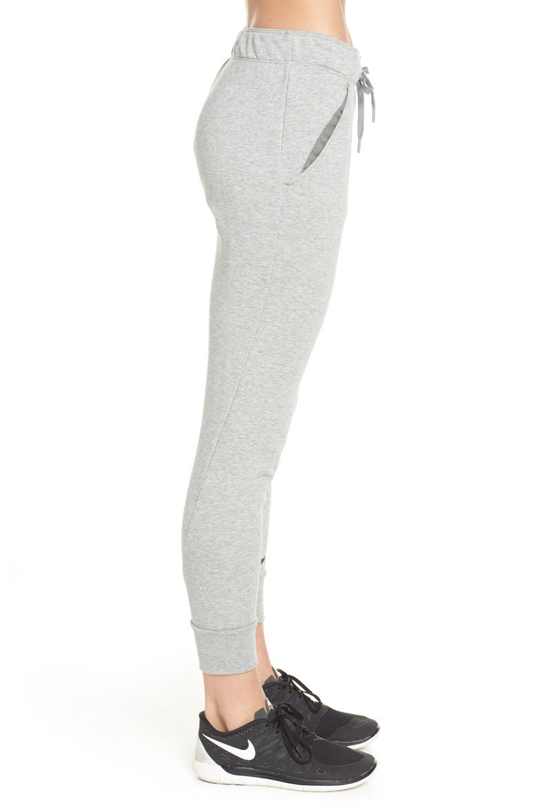 Tapered Training Pants, Alternate, color, DARK GREY HEATHER/ BLACK
