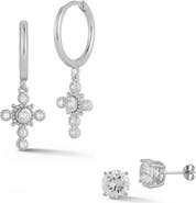 GLAZE JEWELRY Set of 2 Sterling Silver Earrings