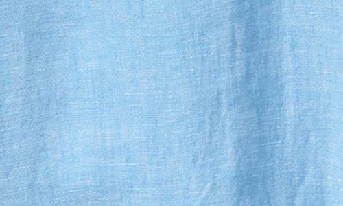 Tommy Bahama Paradise Breezer Short Sleeve Linen Button-up Shirt In Glass Bead Blue