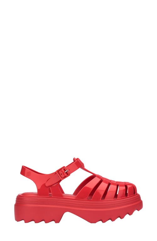 Melissa Possession Platform Fisherman Sandal In Red, Women's At Urban Outfitters In Red