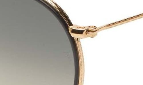 Ray Ban Ray-ban 51mm Aviator Gradient Lens Sunglasses In Black