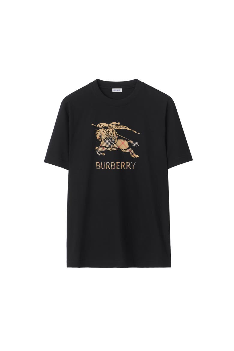 Knight Ombré Cotton T-shirt, Alternate, color, Black