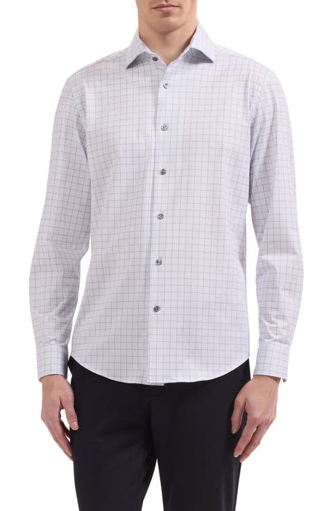 Devon OoohCotton® Grid Button-Up Shirt