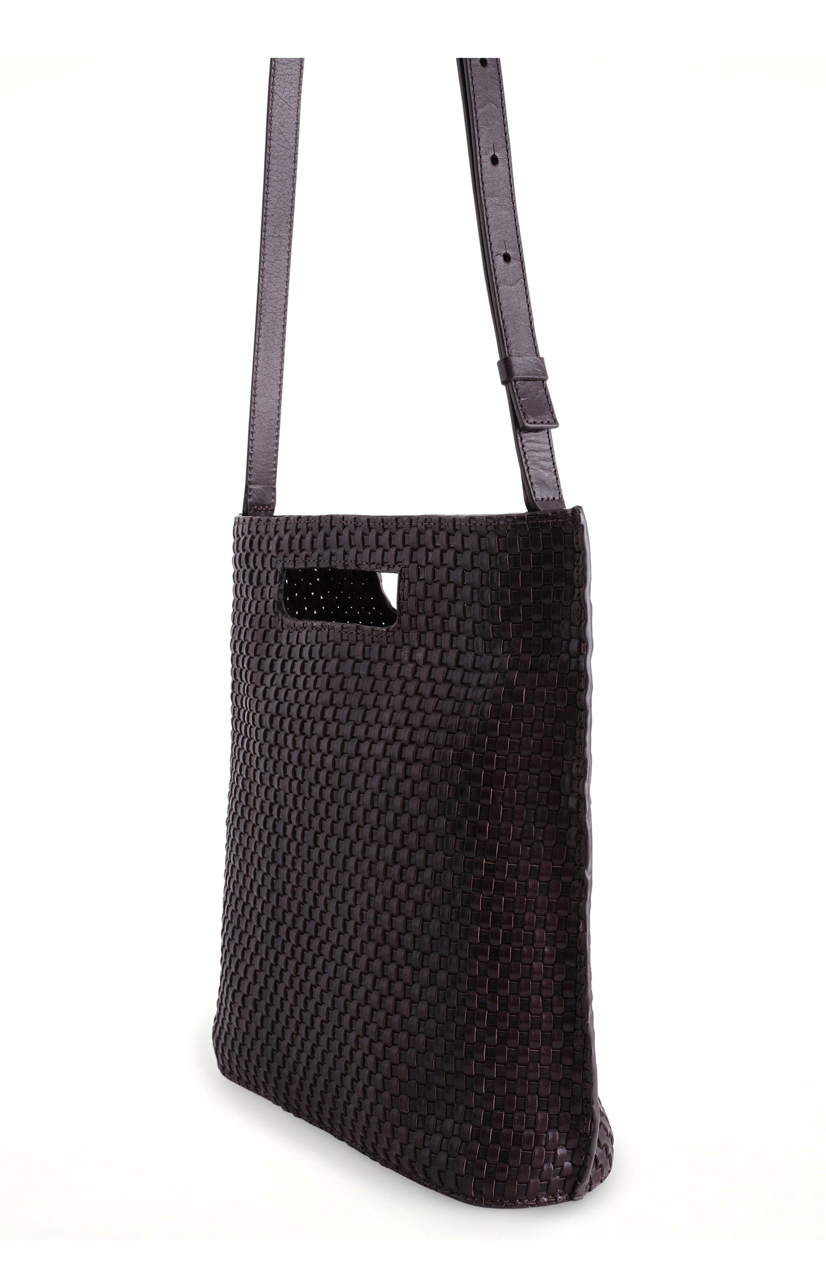 COS Braided Leather Tote, Alternate, color, 