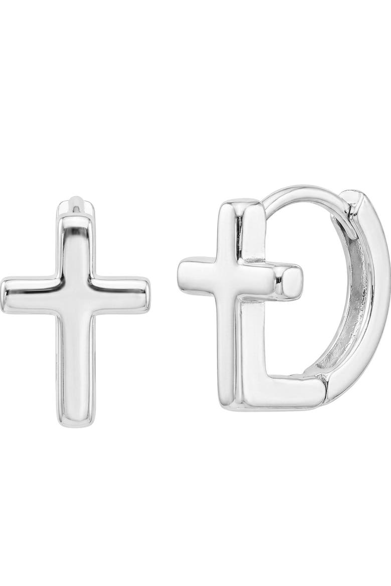 Rita Cross Huggies, Alternate, color, Silver