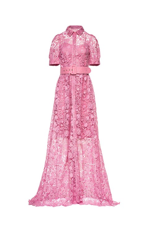 Ayah Collared Lace Gown