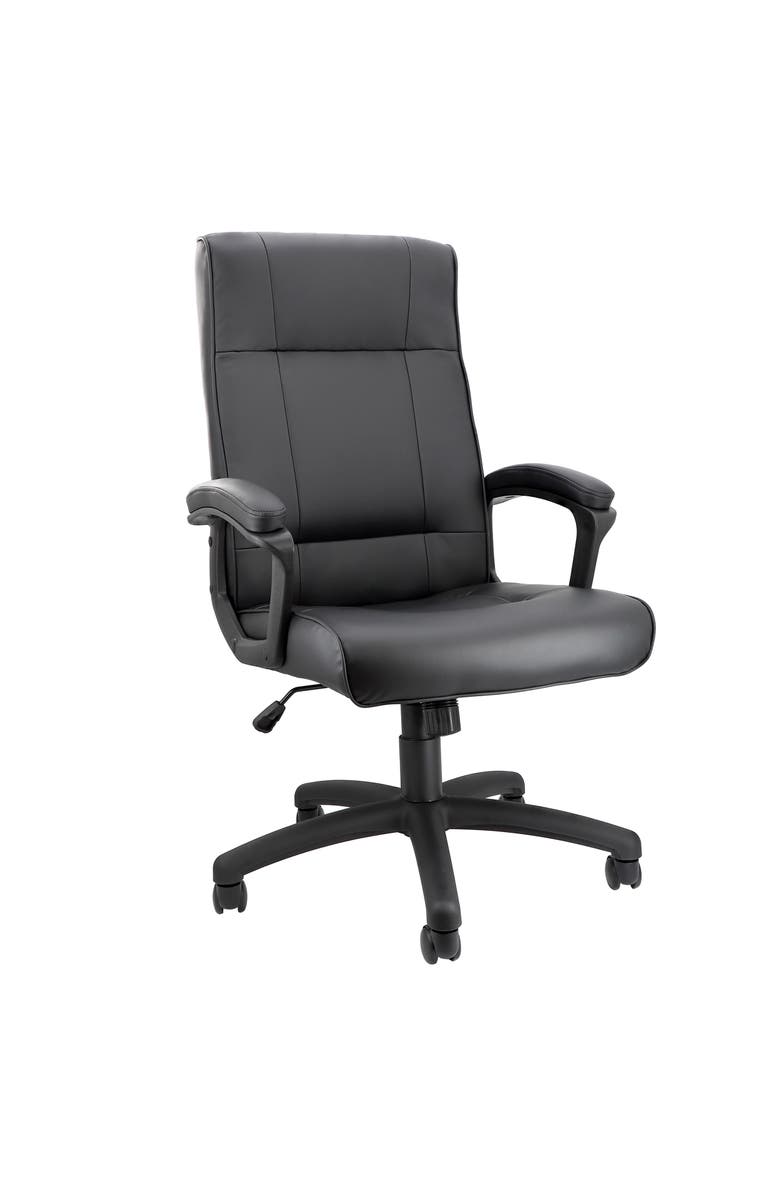 Elama High Back Adjustable Office Chair, Main, color, Black