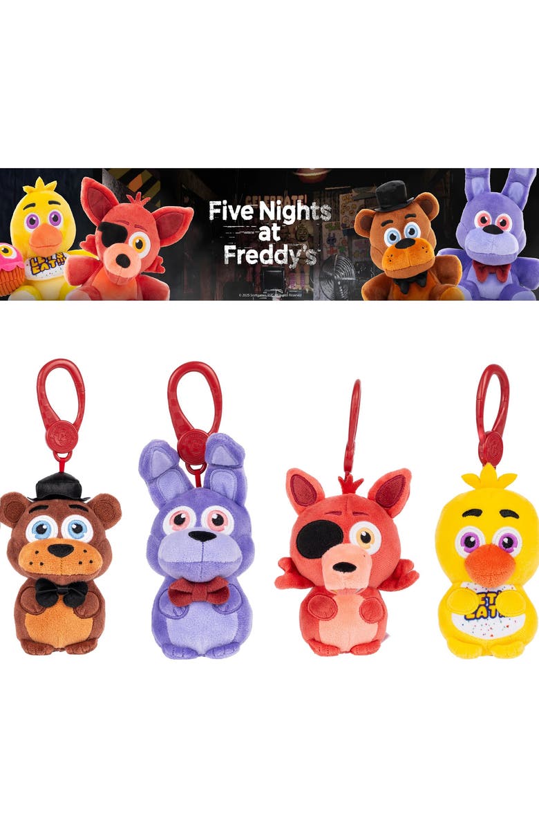 Five Nights At Freddy's Classic Foxy Keychain, Alternate, color, Multicolored