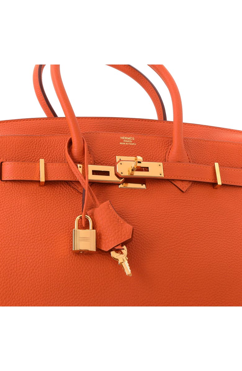 Pre-Owned Hermes Birkin Handbag Orange Togo with Gold Hardware 30, Alternate, color, Orange H
