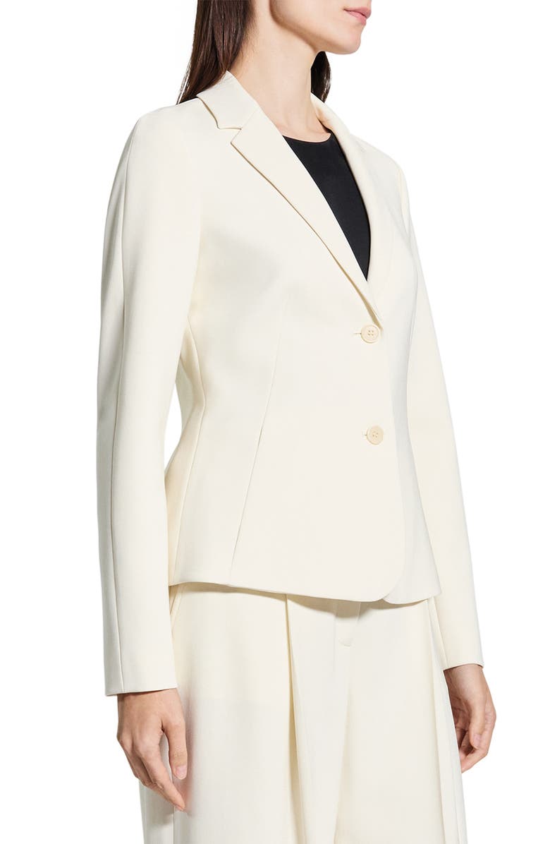 Theory Admiral Crepe Blazer, Alternate, color, Rice