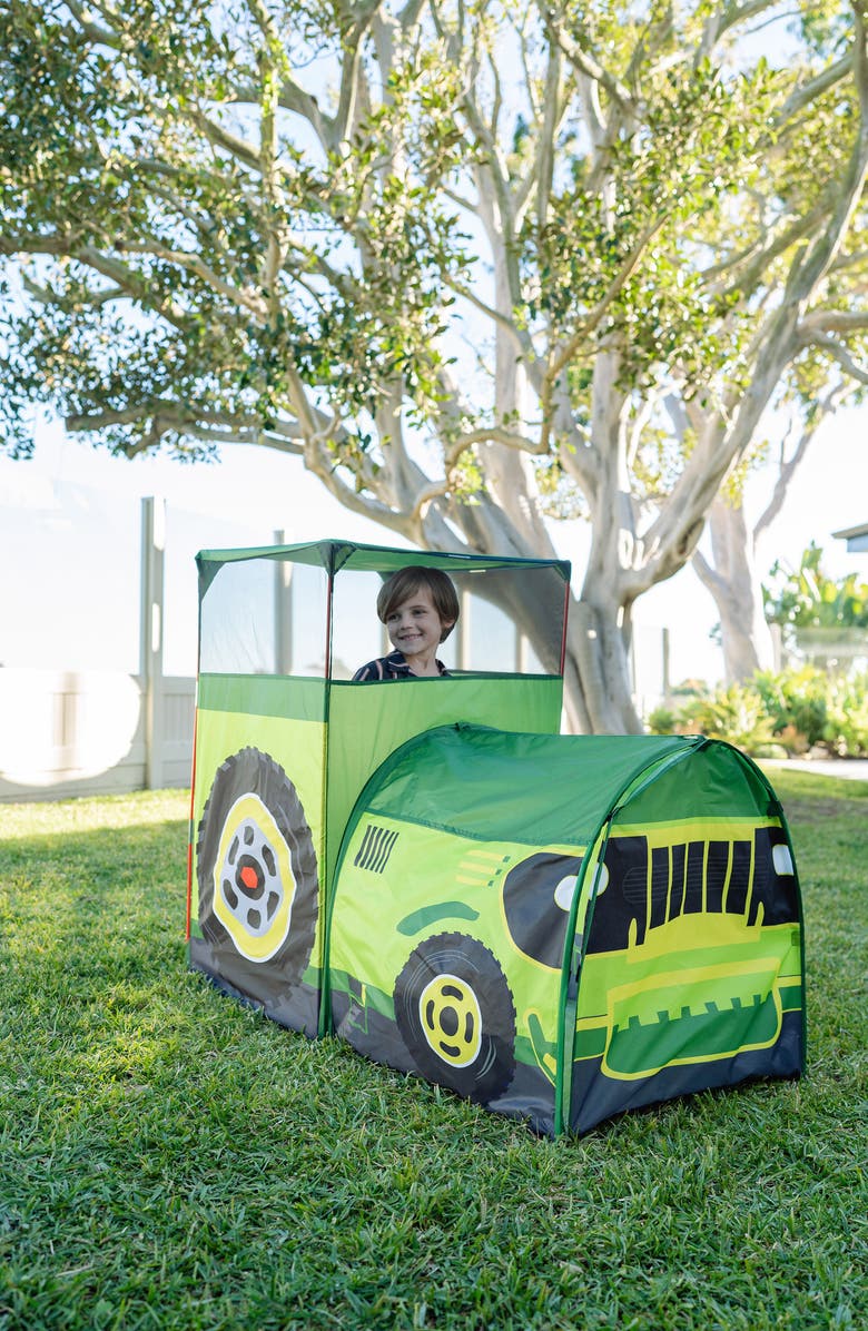 Pacific Play Tents Tractor Play House, Alternate, color, Green